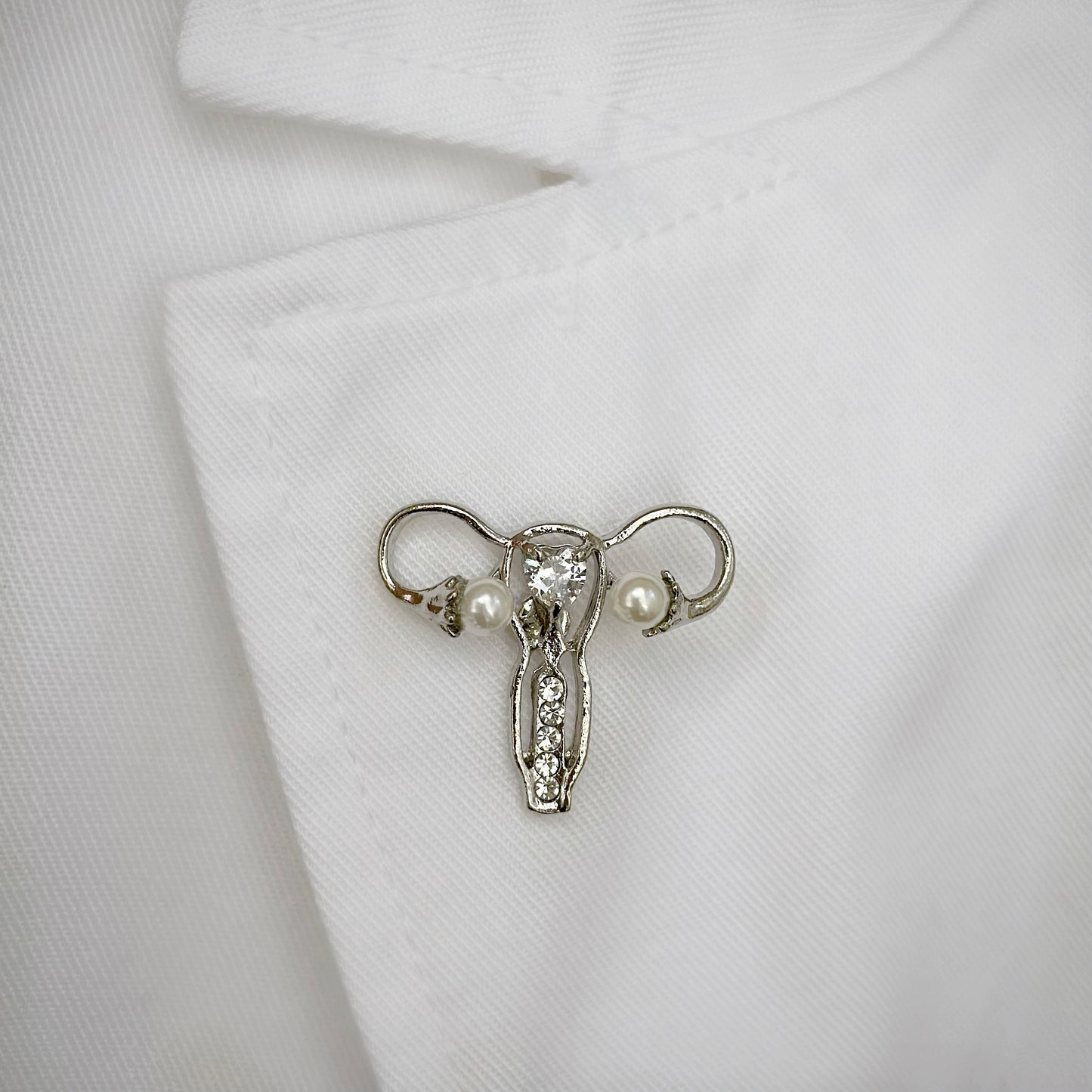 Uterus Medical Pin, Gynecology Gift for Doctors, FNP Women's Health Pin, Obstetrics & Gynecology Gift, Obstetrician Pin, Medical Gift Idea for Gynecologists
