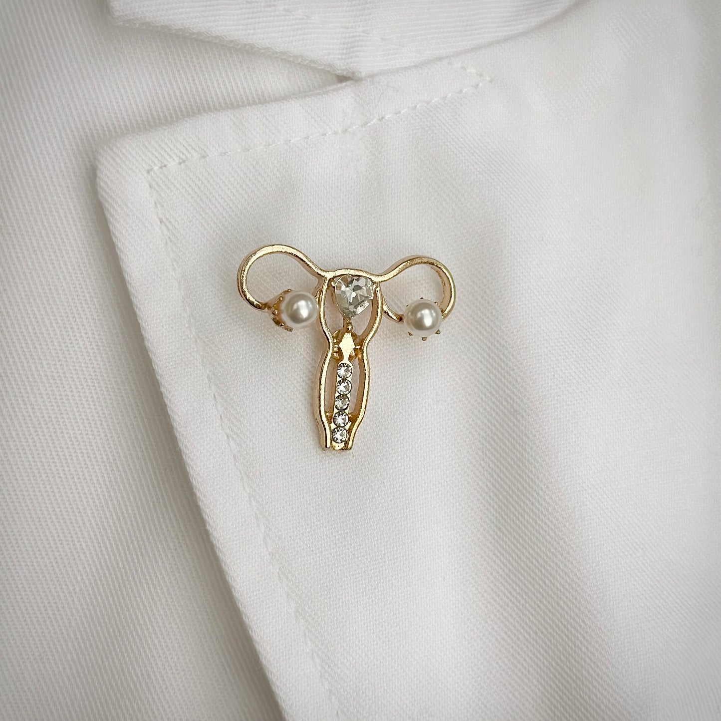 Uterus Medical Pin, Gynecology Gift for Doctors, FNP Women's Health Pin, Obstetrics & Gynecology Gift, Obstetrician Pin, Medical Gift Idea for Gynecologists