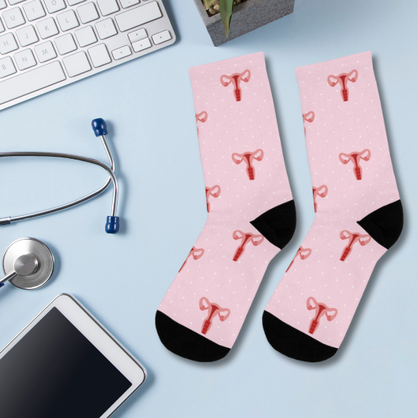 Gynecology socks, gynecologist, gyno, women's health nurse, gynecology resident gift