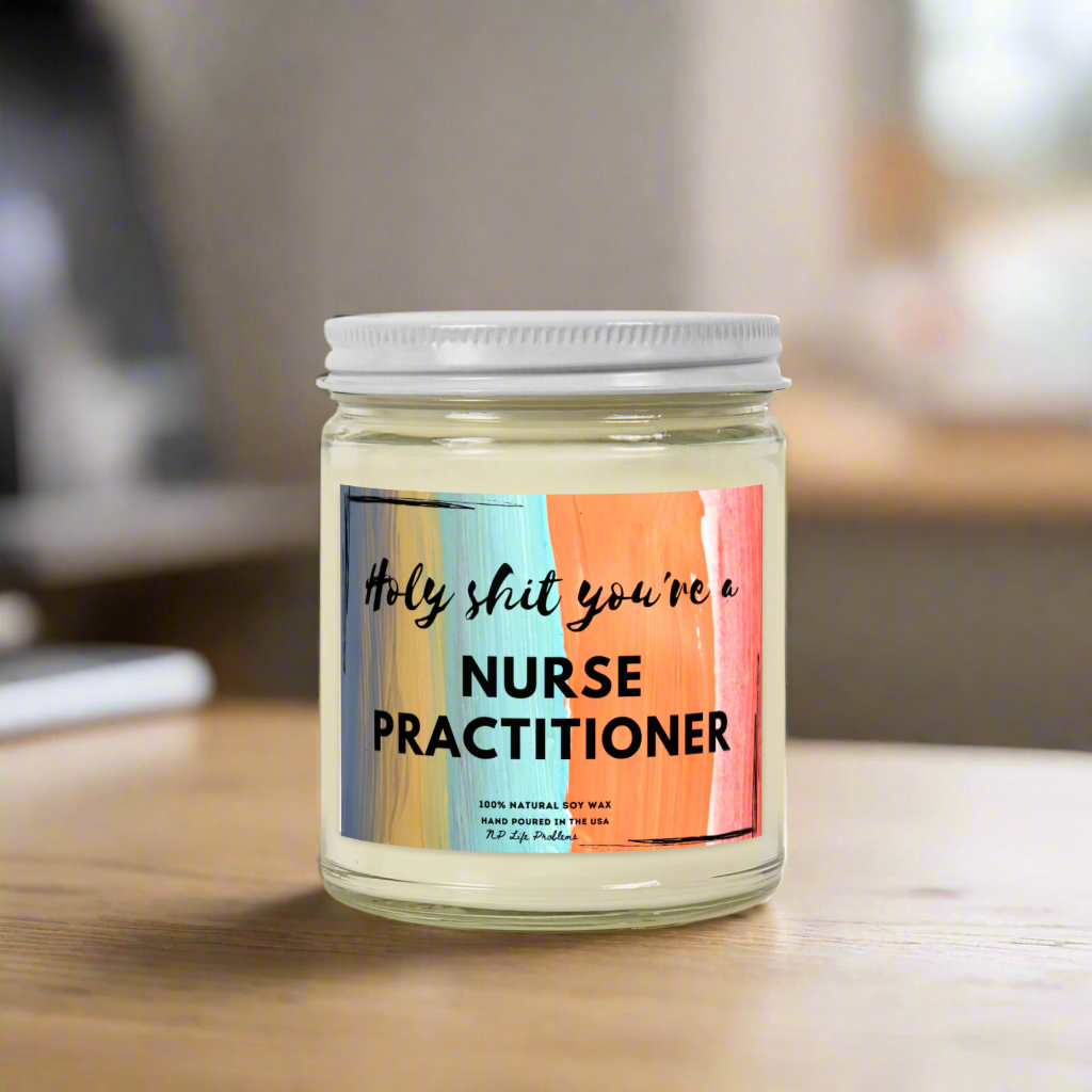 Nurse Practitioner Graduation Candle, NP Graduation Gift, New Grad Nurse Practitioner Gift, DNP Gift, Medical Student Candle, Nurse Grad Gift