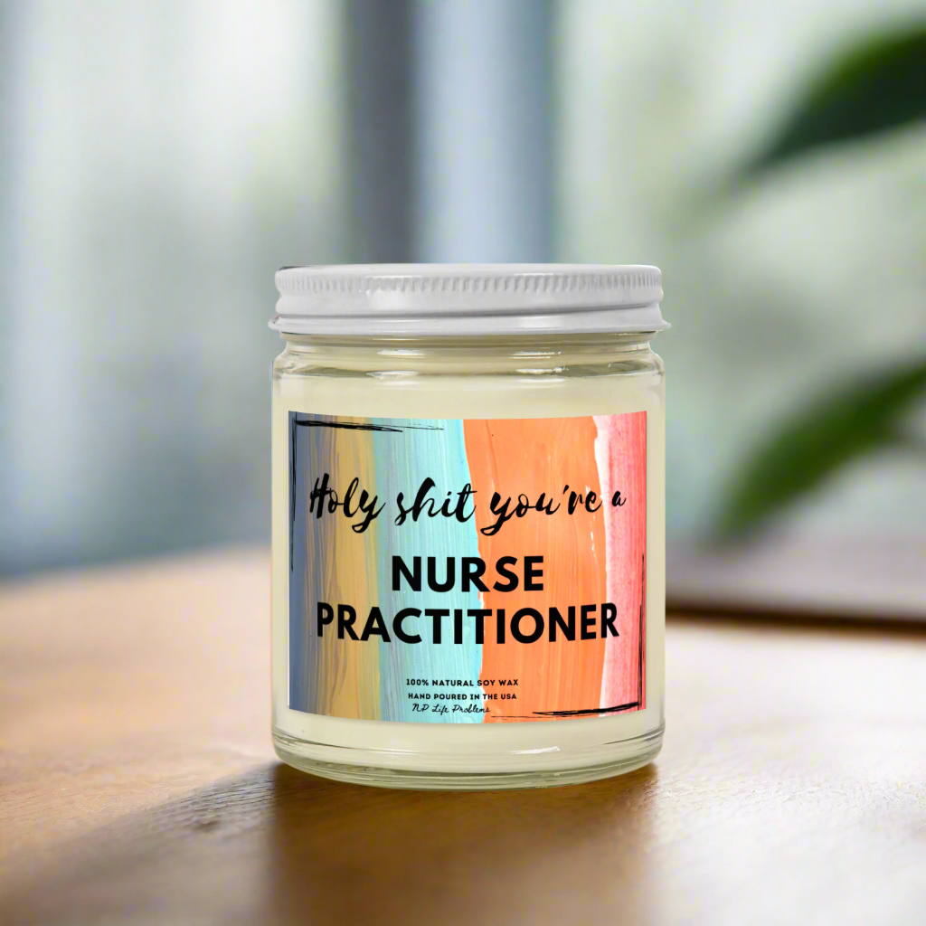 Nurse Practitioner Graduation Candle, NP Graduation Gift, New Grad Nurse Practitioner Gift, DNP Gift, Medical Student Candle, Nurse Grad Gift