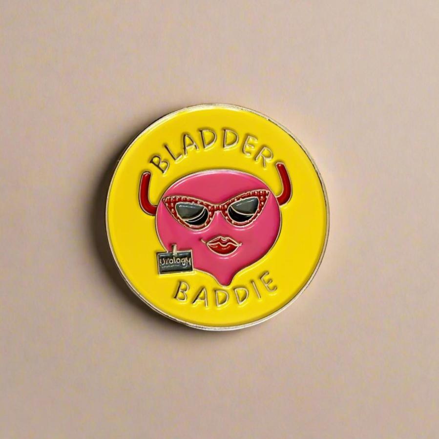 Urology Bladder Baddie Pin, Urologist, Urology, Women in urology, Doctor gift, white coat pin.