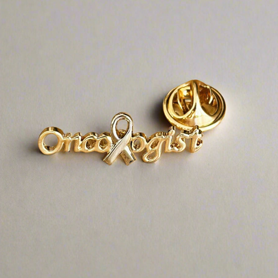 Oncologist Medical Pin, Oncology Fellow Gift, White Coat Ceremony Pin, Medical Oncology Doctor Pin, Cancer Care Gift for Doctors, Oncology Graduation Gift