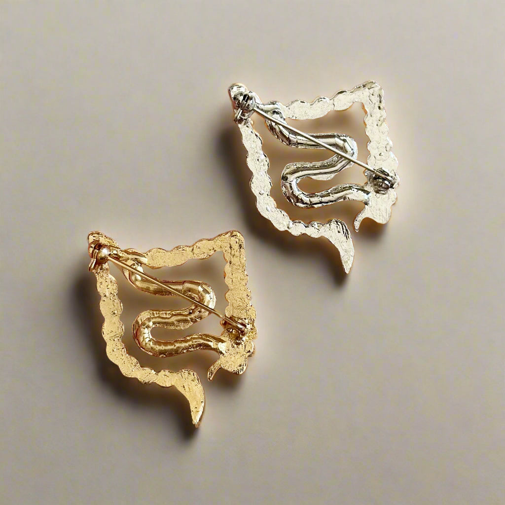 Colon White Coat Pin, Colorectal Surgeon Gift, Gastroenterology Doctor Gift, Nurse Practitioner Pin, Resident Graduation Gift, Medical Lapel Pin