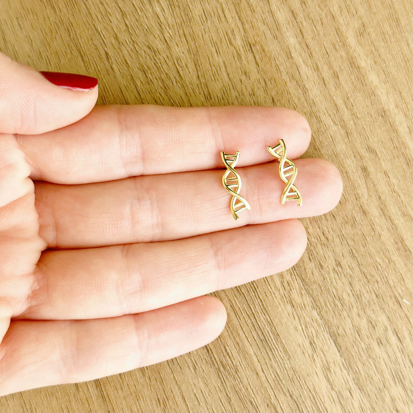 DNA Earrings for Geneticists, Unique Gift for Genetics Researchers, Science-Themed Jewelry, DNA Helix Earrings for Scientists, STEM Jewelry Gift
