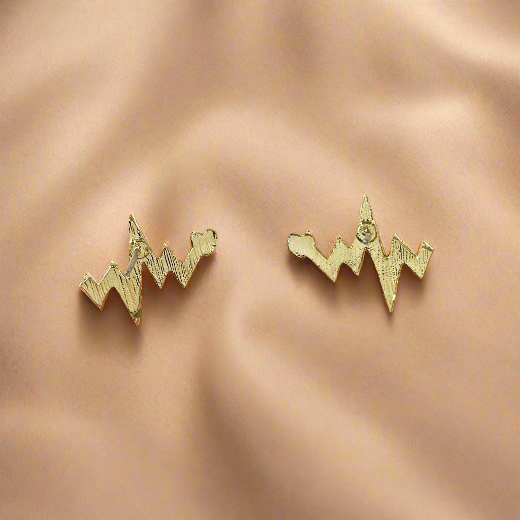 Nurse EKG Heart Rhythm Earrings, Graduation Gift for Nurses, Nurse Practitioners, Cardiologists, Doctors, Medical Jewelry for Residents