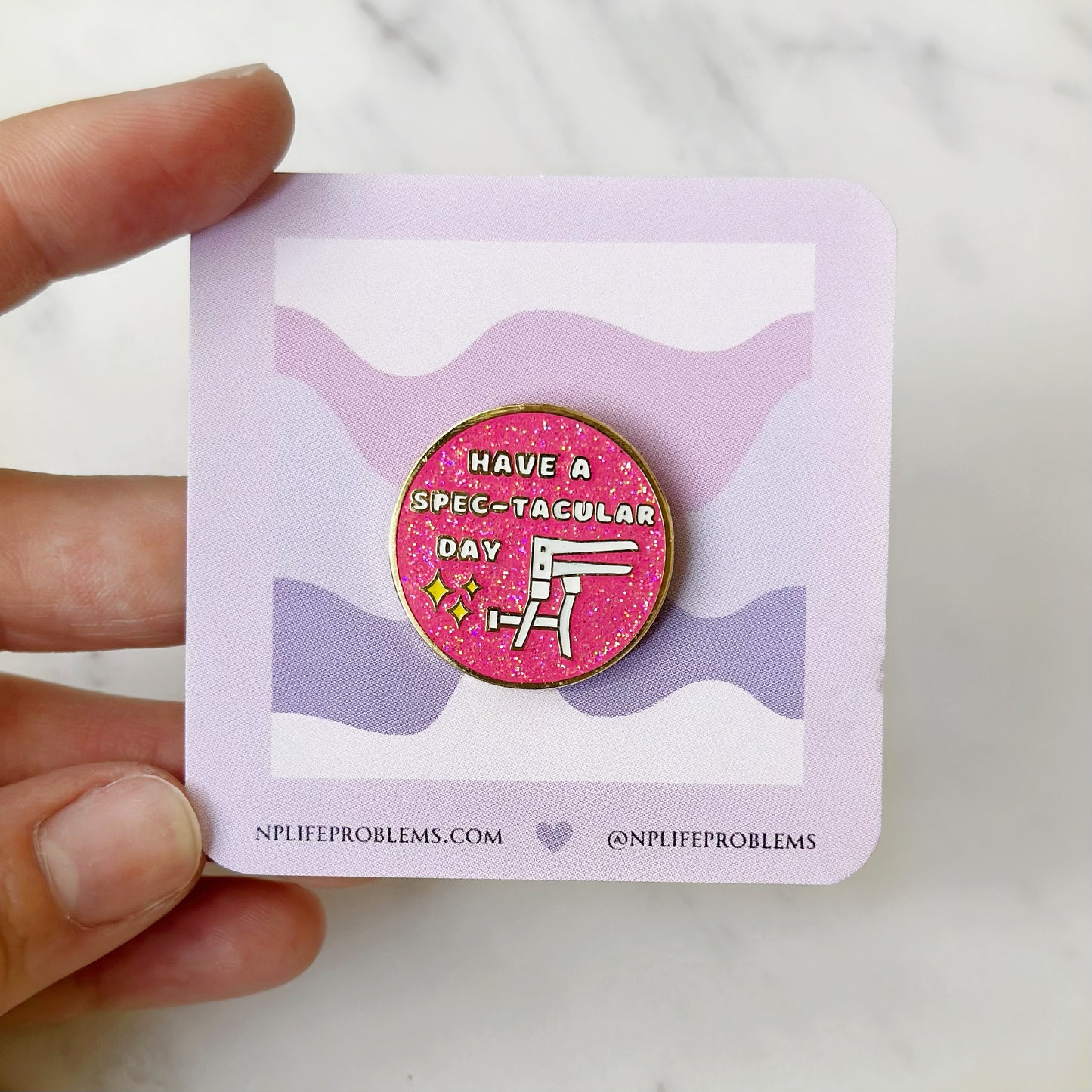Gynecology pin, Gift for Gynecology nurse or doctor, Spec-tacular, graduation gift, MD appreciation, womens health team