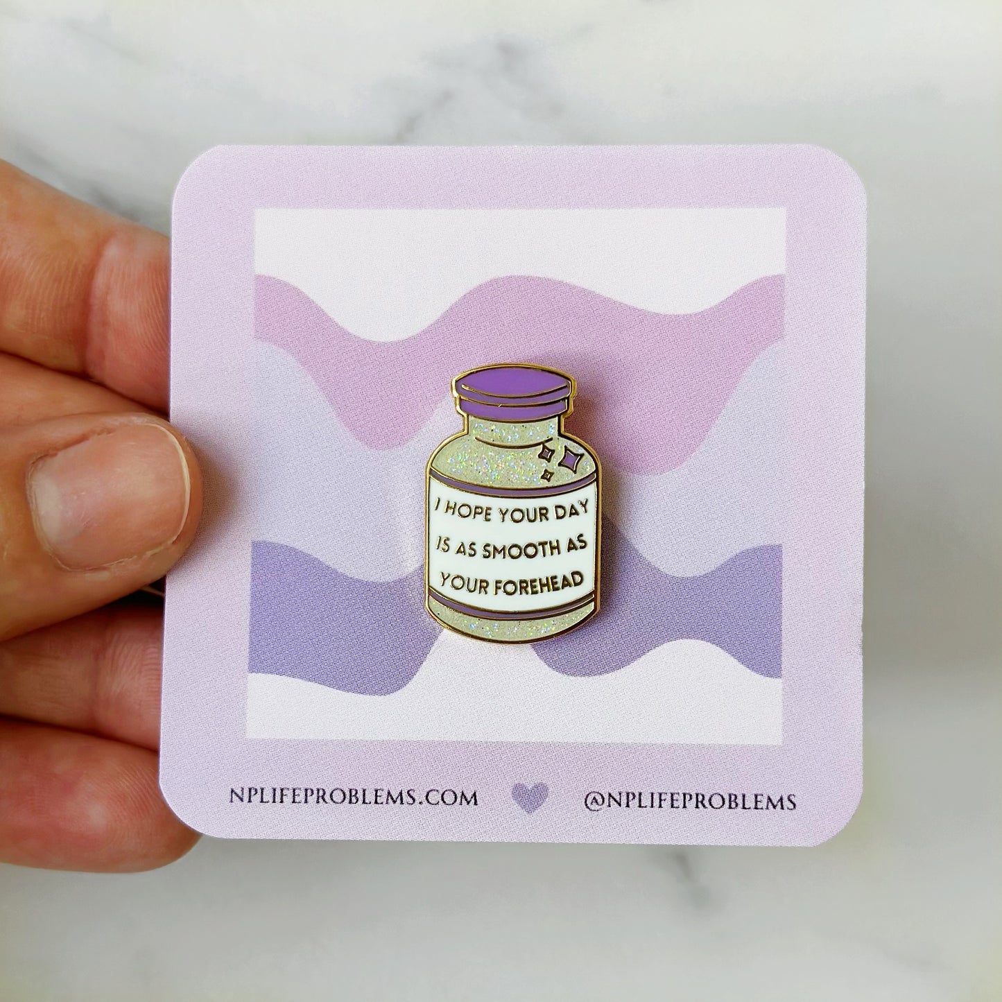 Botox Pin, Med Spa nurse gift, nurse injector pin, Plastic surgery white coat pin, medical humor, medical aesthetics