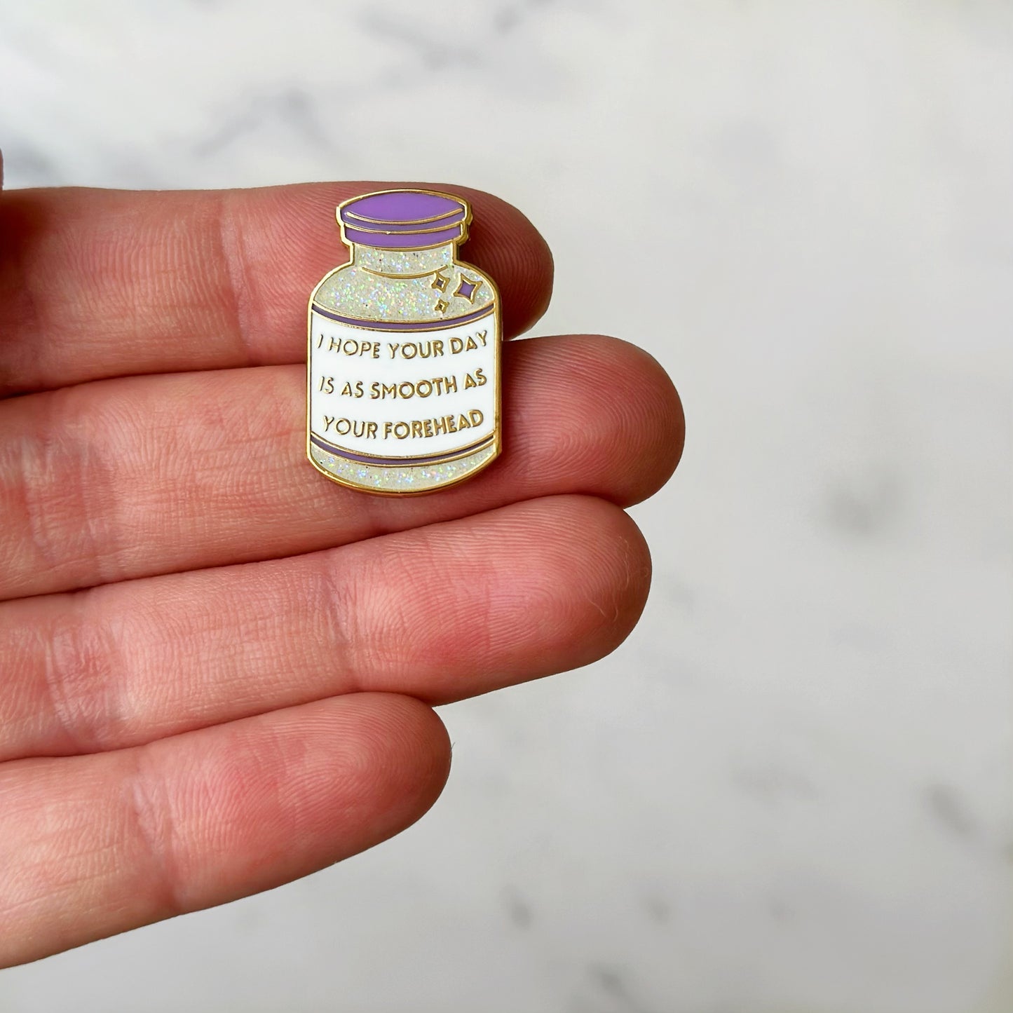 Botox Pin, Med Spa nurse gift, nurse injector pin, Plastic surgery white coat pin, medical humor, medical aesthetics