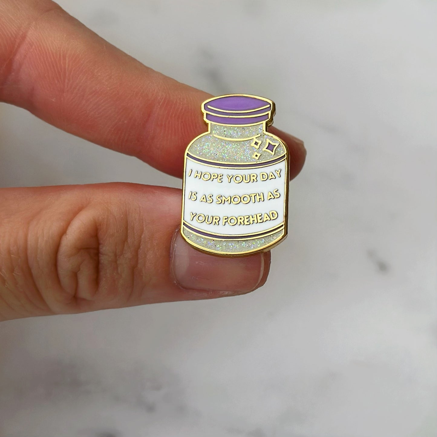 Botox Pin, Med Spa nurse gift, nurse injector pin, Plastic surgery white coat pin, medical humor, medical aesthetics