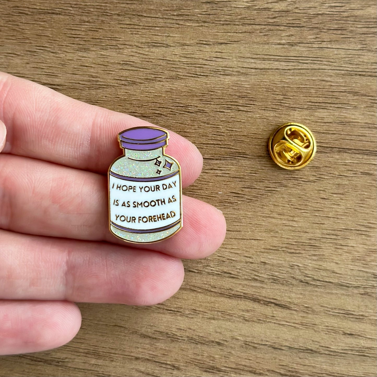 Botox Pin, Med Spa nurse gift, nurse injector pin, Plastic surgery white coat pin, medical humor, medical aesthetics