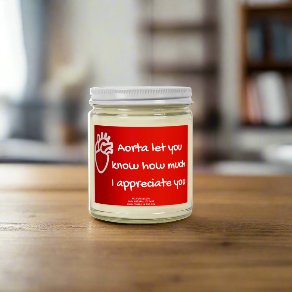 Aorta Candle, Cardiology, Vascular thank you candle