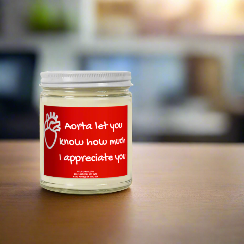 Aorta Candle, Cardiology, Vascular thank you candle