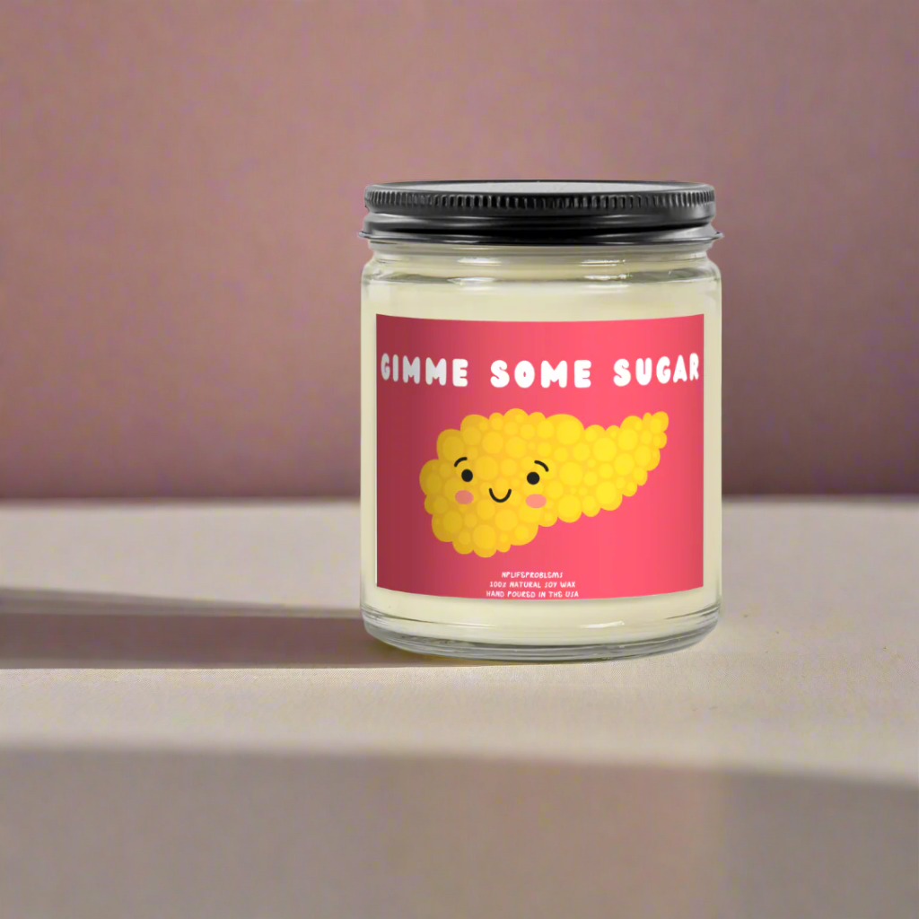 Pancreas Candle, Funny Medical Gift for Doctors and Nurses, Endocrine and Diabetes Humor, Nurse Valentine’s Day Gift, Pancreatic Surgeon Anniversary Gift, Medical-Themed Candle