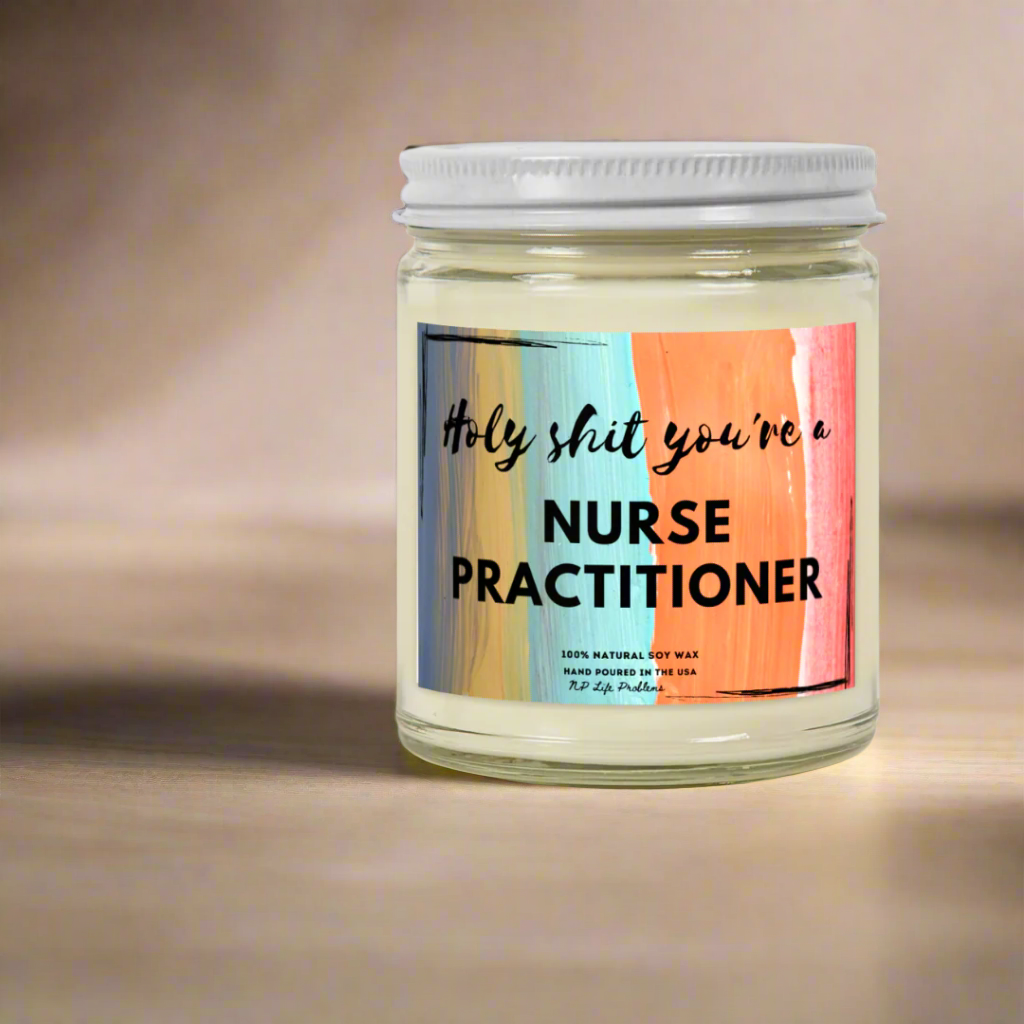 Nurse Practitioner Graduation Candle, NP Graduation Gift, New Grad Nurse Practitioner Gift, DNP Gift, Medical Student Candle, Nurse Grad Gift