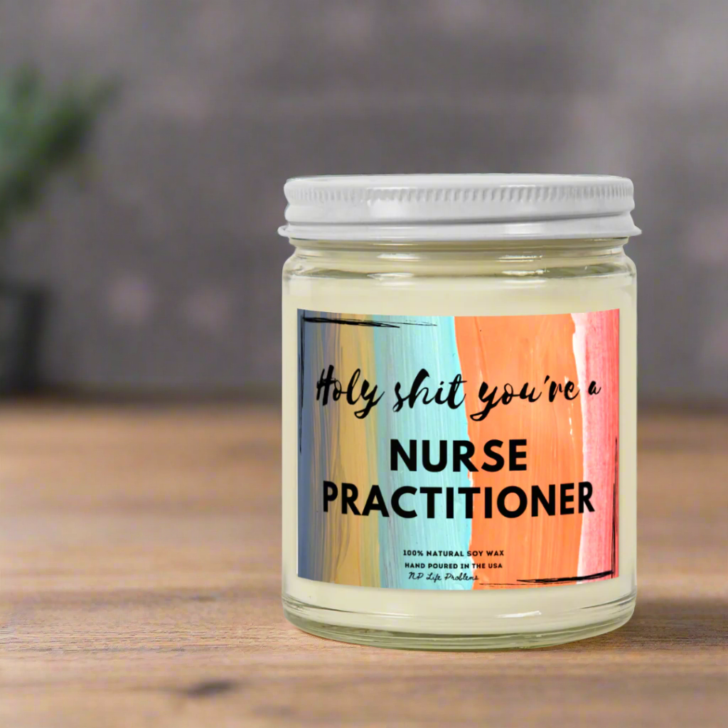 Nurse Practitioner Graduation Candle, NP Graduation Gift, New Grad Nurse Practitioner Gift, DNP Gift, Medical Student Candle, Nurse Grad Gift