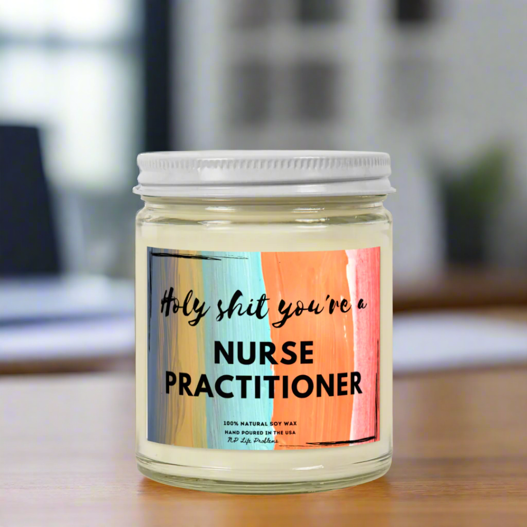 Nurse Practitioner Graduation Candle, NP Graduation Gift, New Grad Nurse Practitioner Gift, DNP Gift, Medical Student Candle, Nurse Grad Gift
