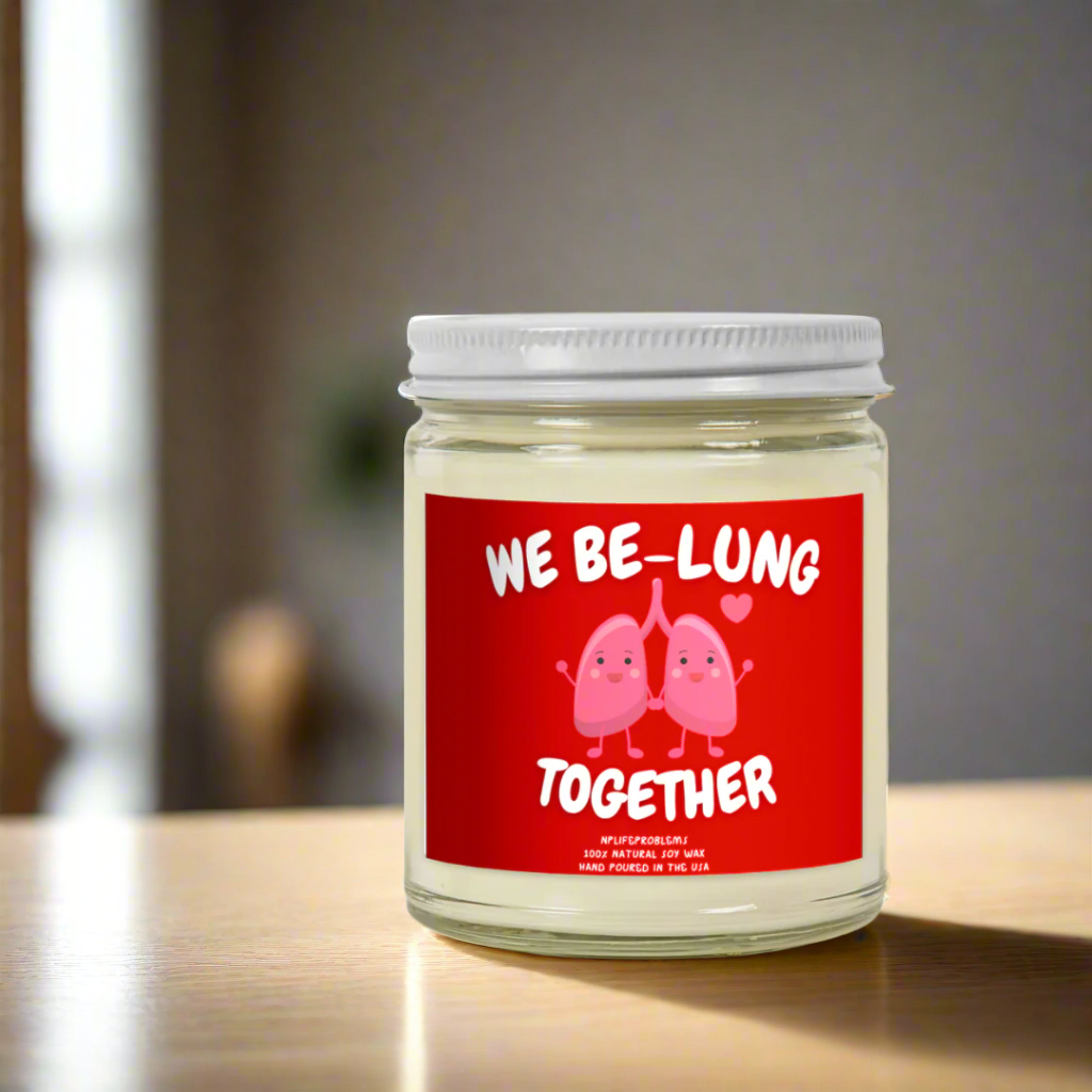 Valentine’s Day Medical Humor Candle, Anniversary Gift for Pulmonologist, Nurse, NP, PA, Doctor Gift, Funny Pulmonology Candle, Respiratory Care Gift