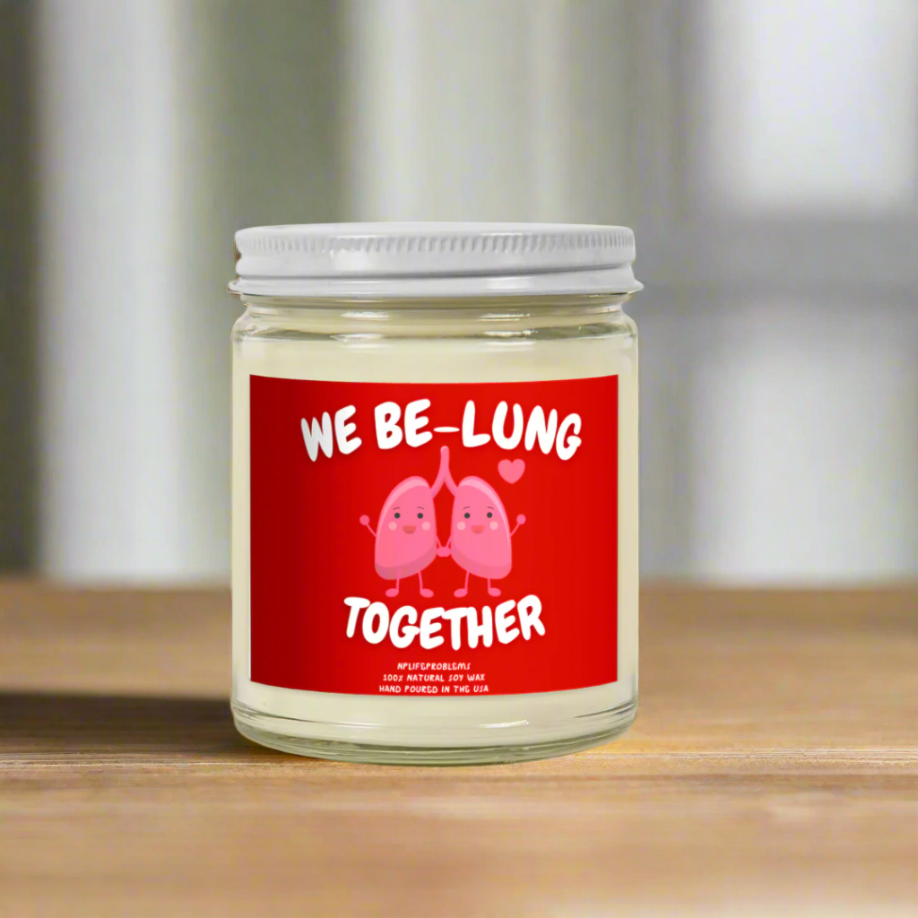 Valentine’s Day Medical Humor Candle, Anniversary Gift for Pulmonologist, Nurse, NP, PA, Doctor Gift, Funny Pulmonology Candle, Respiratory Care Gift