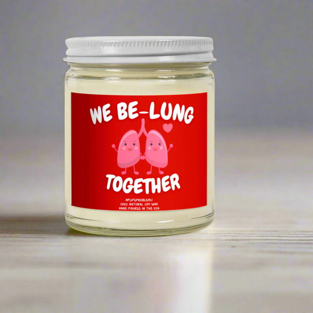 Valentine’s Day Medical Humor Candle, Anniversary Gift for Pulmonologist, Nurse, NP, PA, Doctor Gift, Funny Pulmonology Candle, Respiratory Care Gift