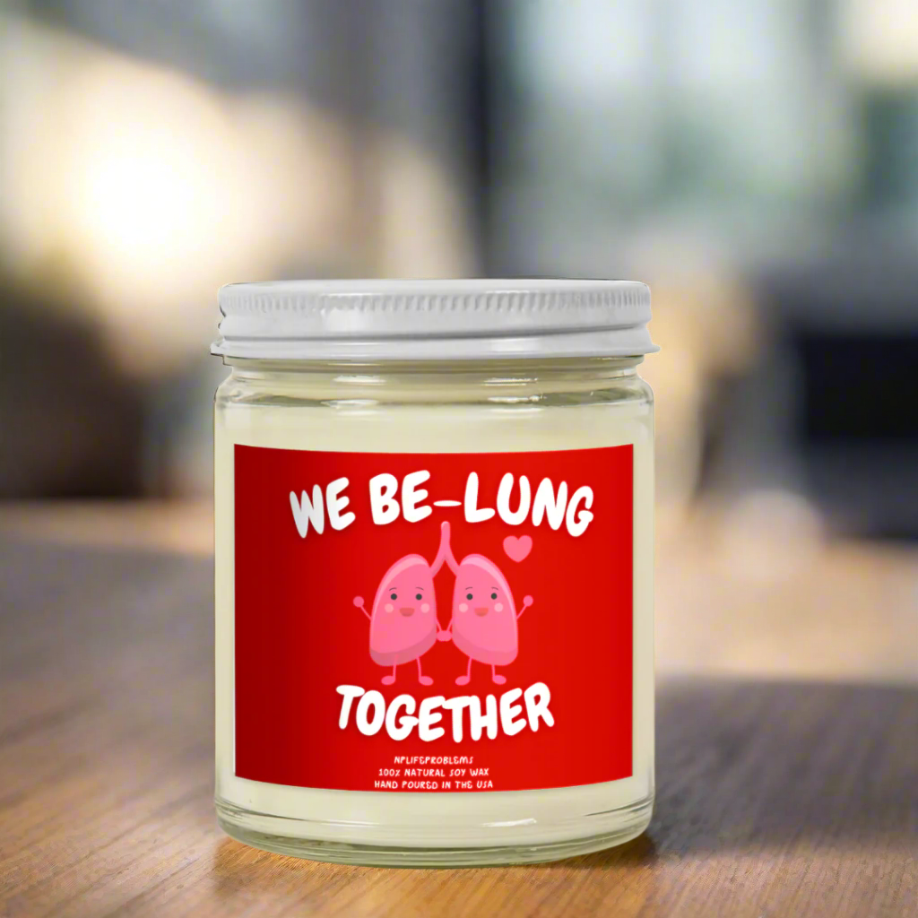 Valentine’s Day Medical Humor Candle, Anniversary Gift for Pulmonologist, Nurse, NP, PA, Doctor Gift, Funny Pulmonology Candle, Respiratory Care Gift