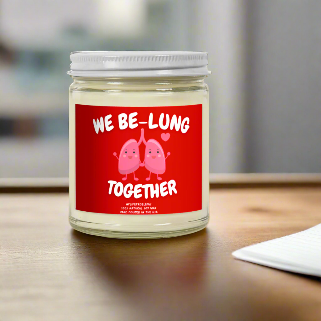 Valentine’s Day Medical Humor Candle, Anniversary Gift for Pulmonologist, Nurse, NP, PA, Doctor Gift, Funny Pulmonology Candle, Respiratory Care Gift