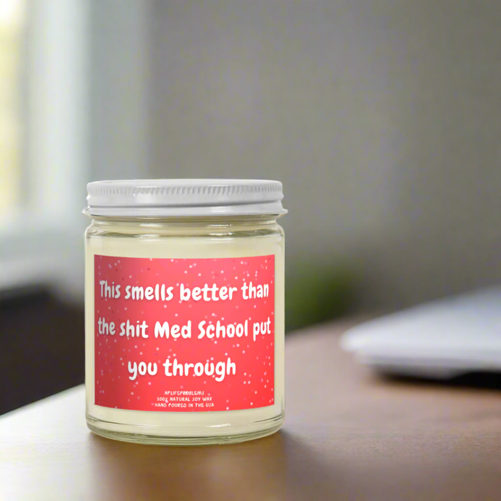 Medical Student Graduation Candle, Future Doctor Gift, Med School Graduation Gift, Medical Student Gift, White Coat Ceremony Gift, Doctor Candle