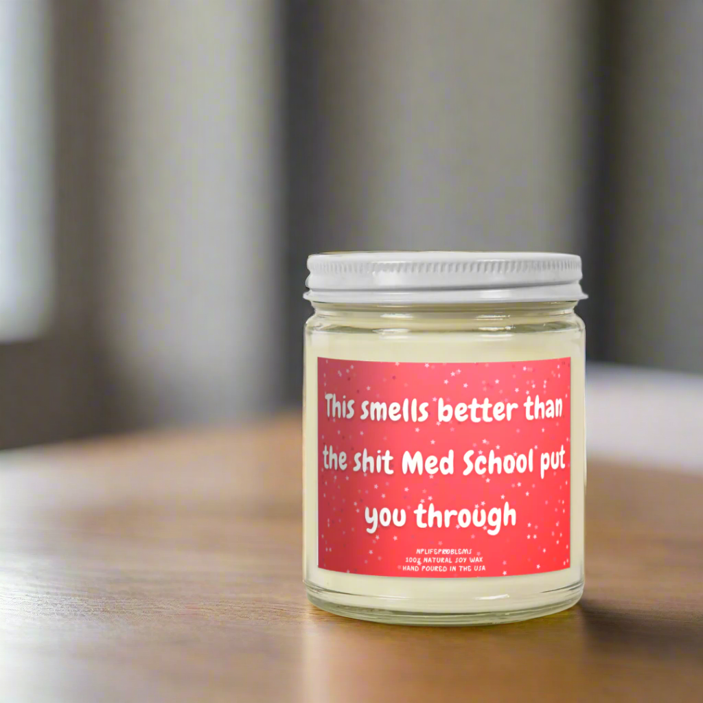 Medical Student Graduation Candle, Future Doctor Gift, Med School Graduation Gift, Medical Student Gift, White Coat Ceremony Gift, Doctor Candle