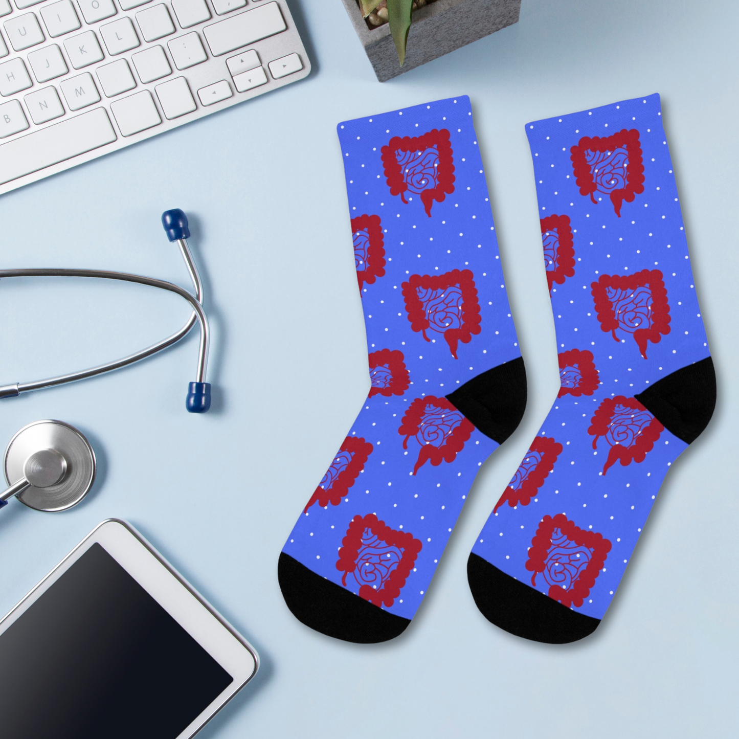 Colon pattern, Colorectal socks, Colon, surgeon gift, general surgery, gastrointestinal doctor, doctor socks.