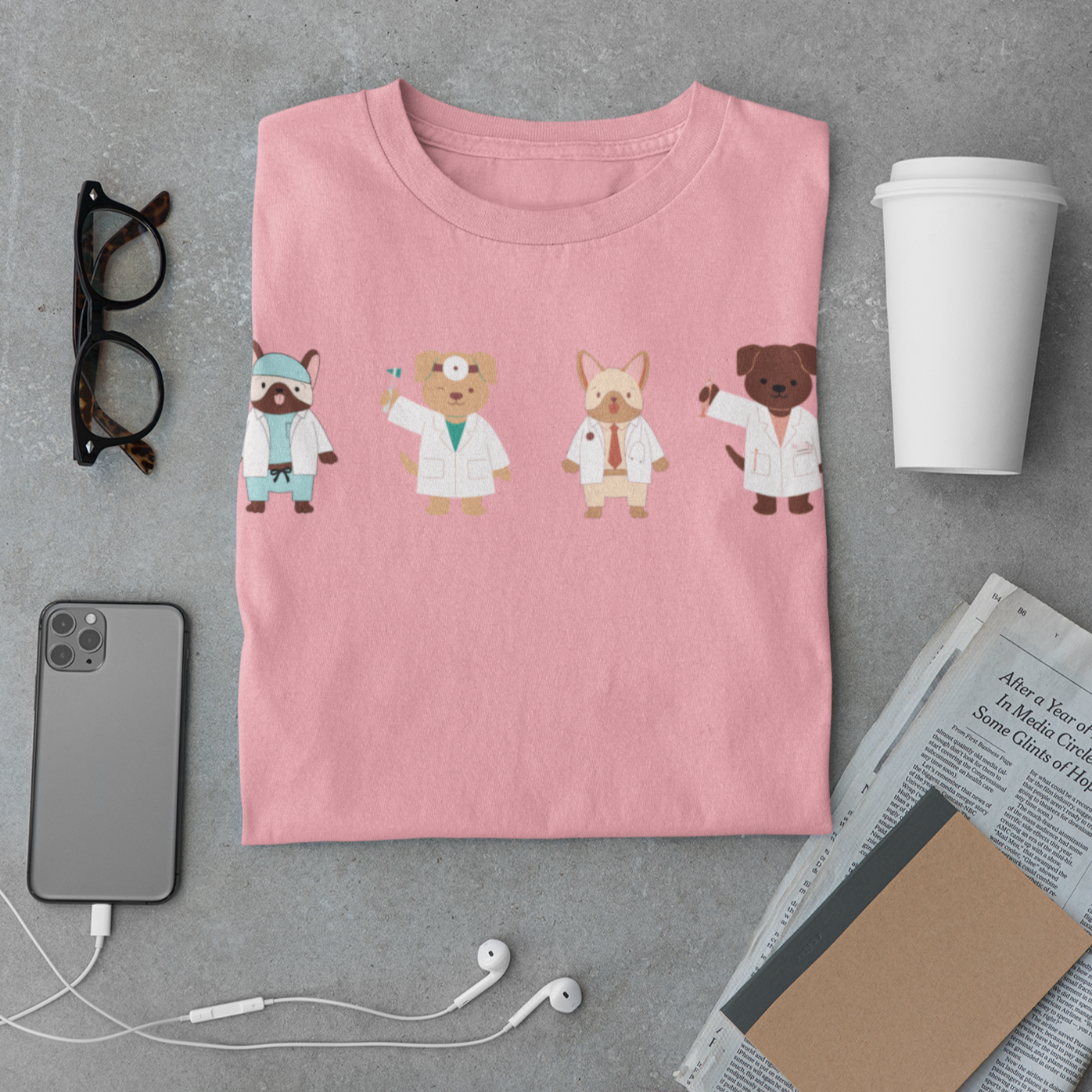Cute Doctors Tee, Dog Doctor T-shirt, cute medical gift, Dogtor, resident graduation gift, medical student, Dog lover tee, Healthcare dogs, Nurse gift