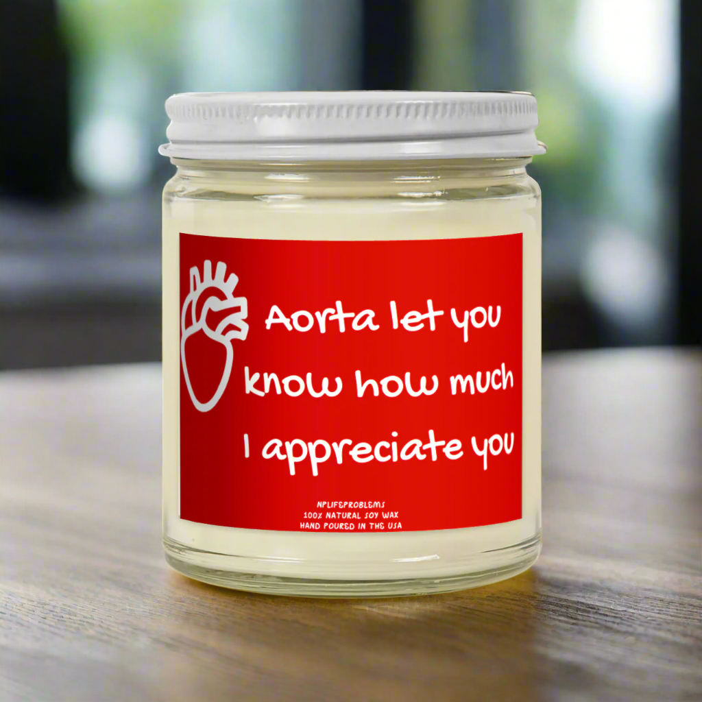Aorta Candle, Cardiology, Vascular thank you candle