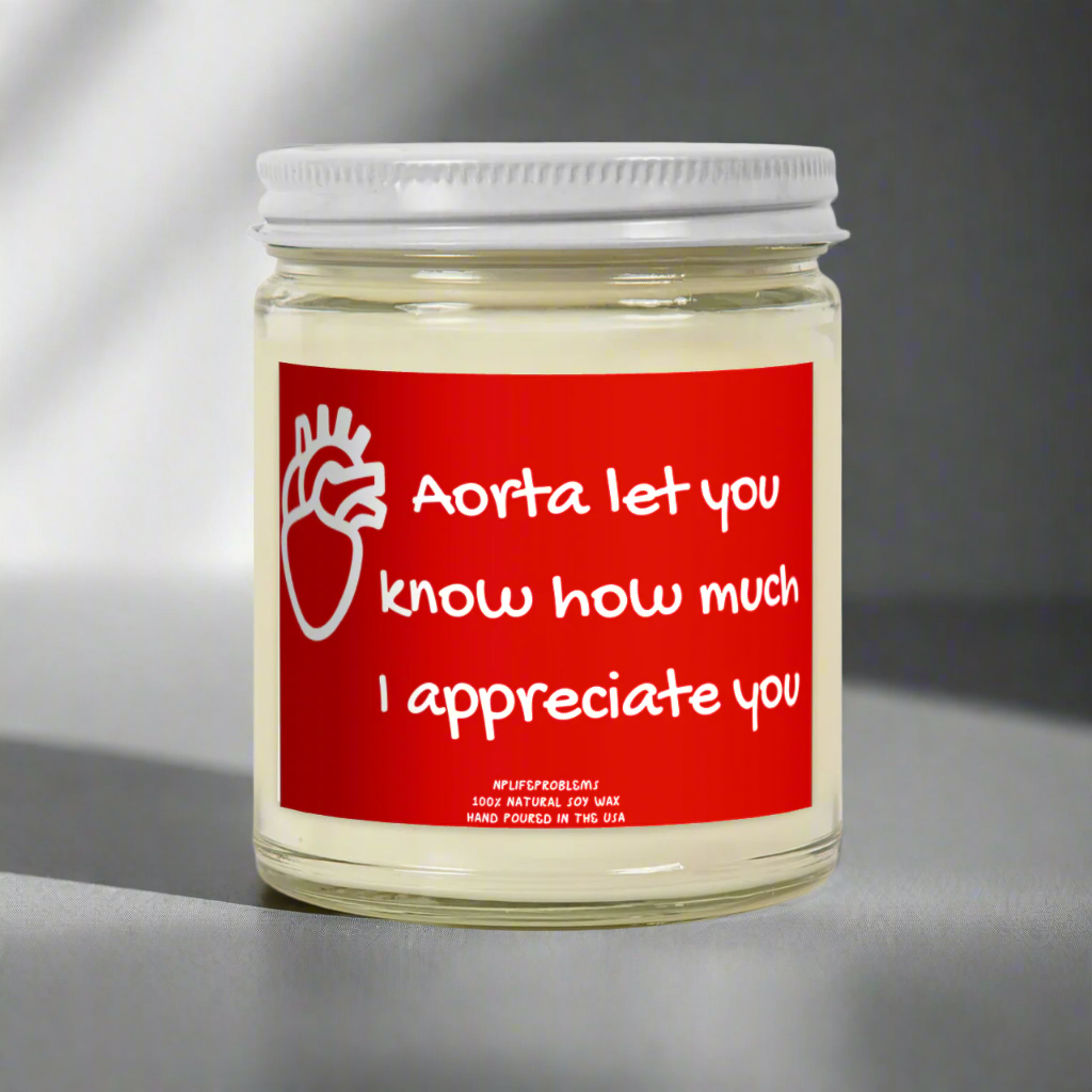 Aorta Candle, Cardiology, Vascular thank you candle