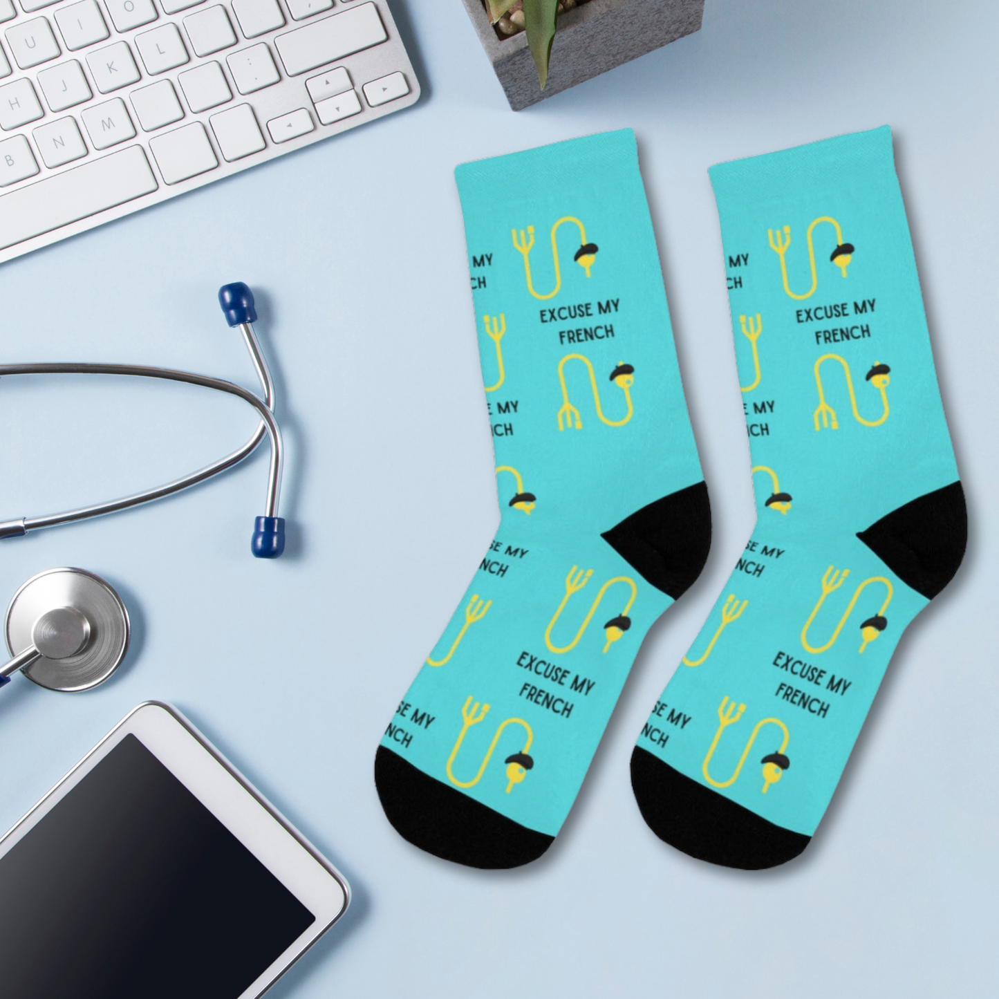 Excuse my French urology socks, urologist, urology resident, urology nurse gift.