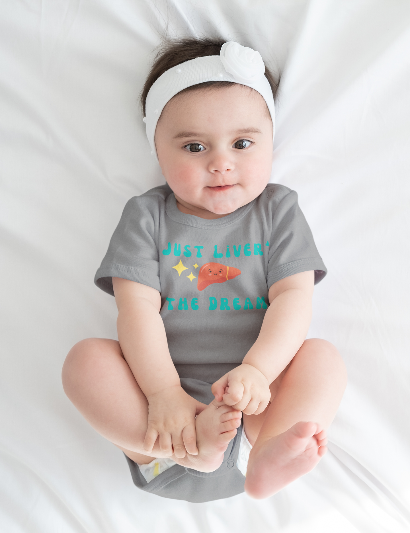 Hepatology baby gift, Liver doctor, funny doctor baby gift, RN baby gift, coworker baby shower, Liver doctor baby, baby bodysuit
