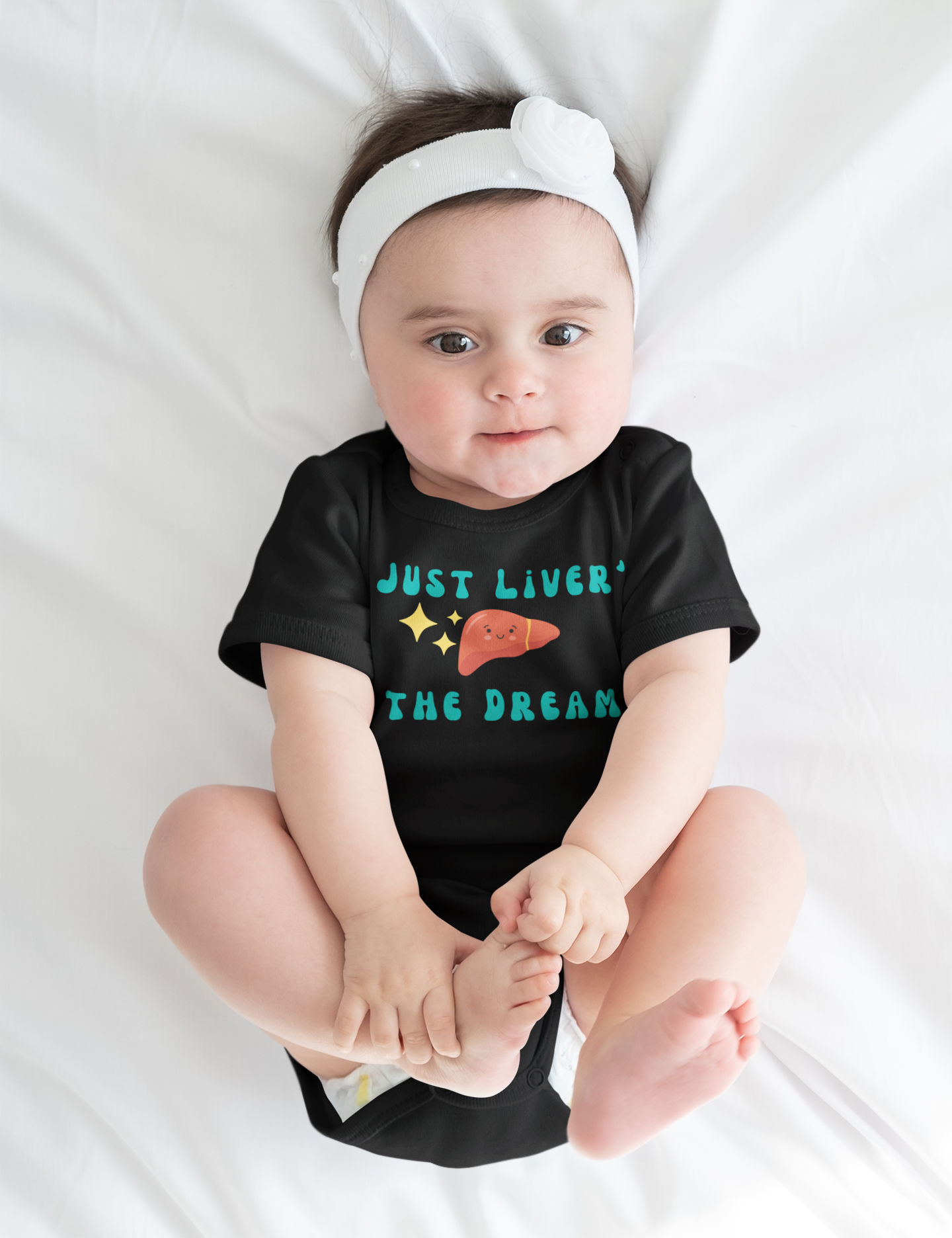 Hepatology baby gift, Liver doctor, funny doctor baby gift, RN baby gift, coworker baby shower, Liver doctor baby, baby bodysuit