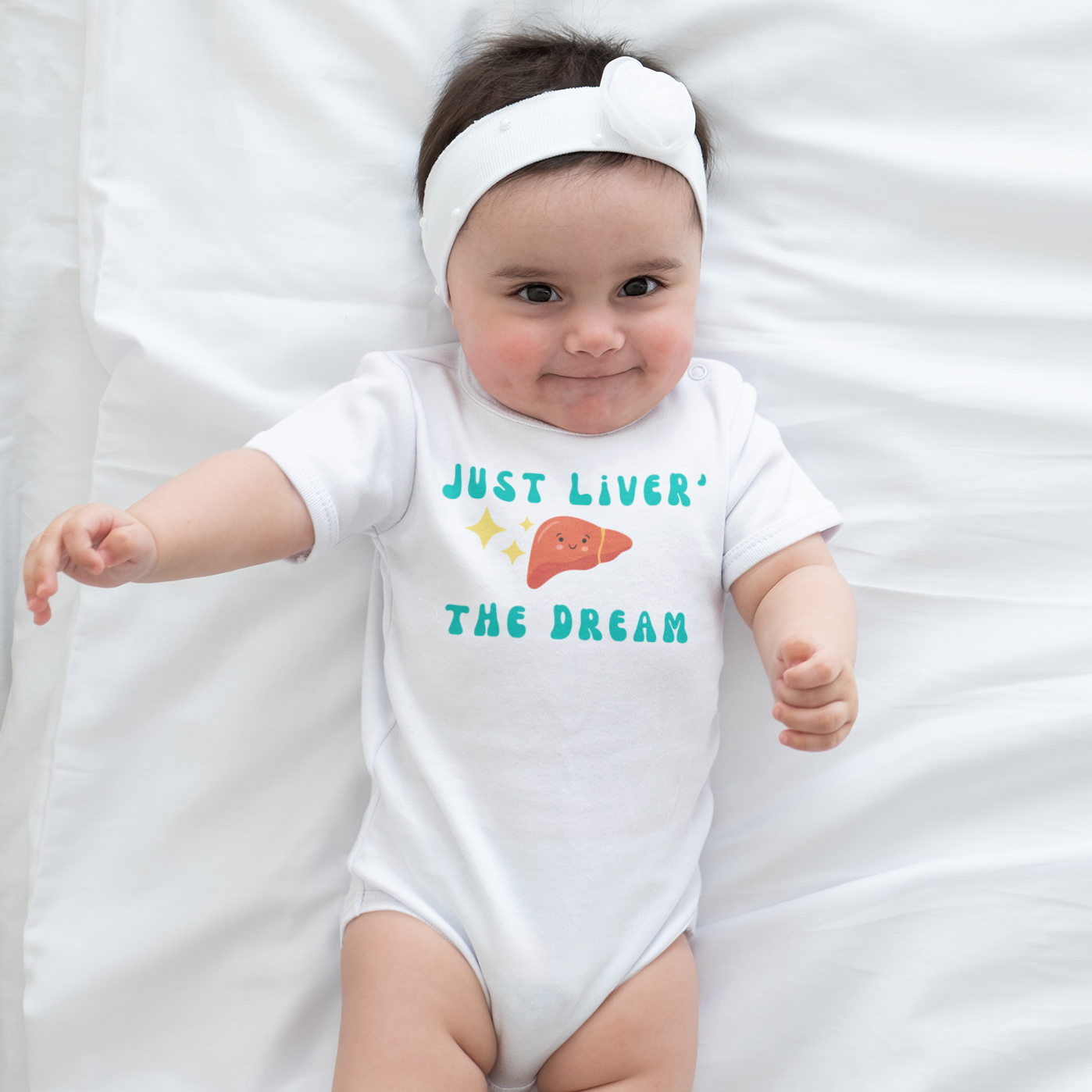 Hepatology baby gift, Liver doctor, funny doctor baby gift, RN baby gift, coworker baby shower, Liver doctor baby, baby bodysuit