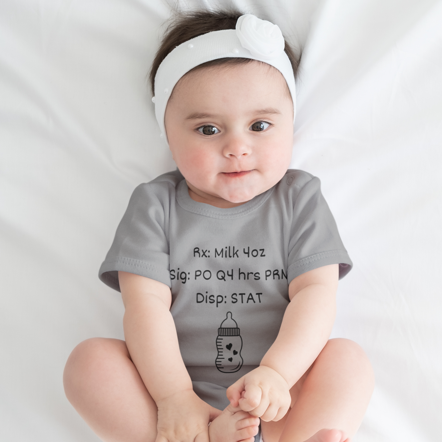 Pharmacist baby gift, Baby milk Rx bodysuit, medical baby gift, doctor baby shower, pharm tech baby, healthcare baby shower, baby gift for coworker.