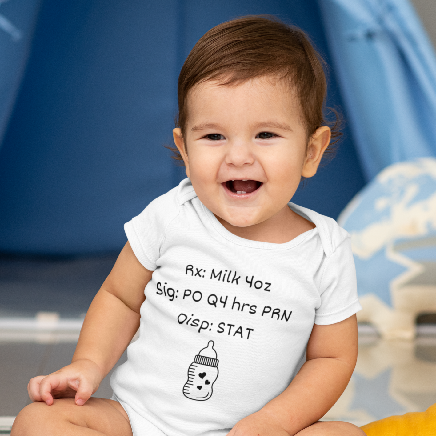 Pharmacist baby gift, Baby milk Rx bodysuit, medical baby gift, doctor baby shower, pharm tech baby, healthcare baby shower, baby gift for coworker.