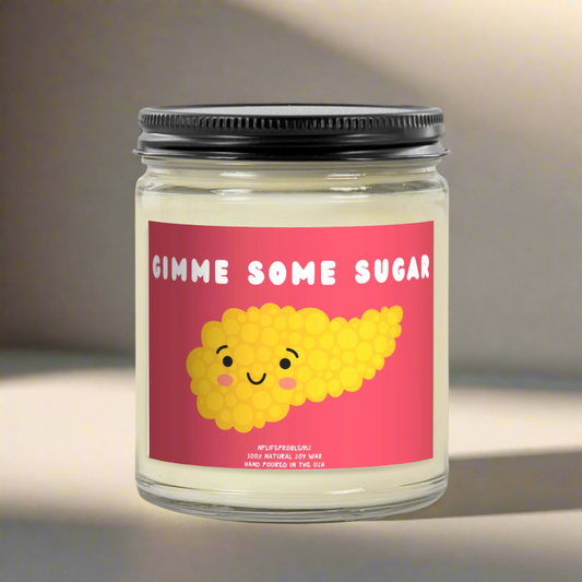 Pancreas Candle, Funny Medical Gift for Doctors and Nurses, Endocrine and Diabetes Humor, Nurse Valentine’s Day Gift, Pancreatic Surgeon Anniversary Gift, Medical-Themed Candle