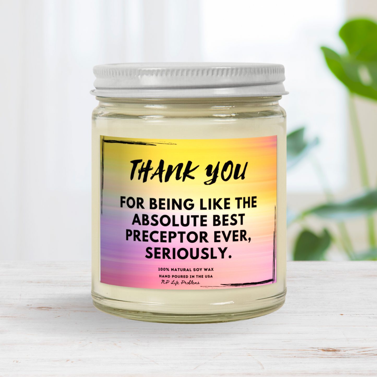 Preceptor Thank You Candle