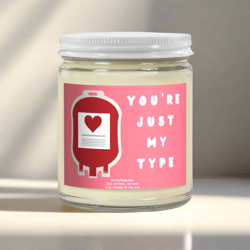Doctor Anniversary Gift, Nurse Valentine’s Gift, Medical Pun Candle, RN Gift for Nurses, Lab Tech Candle with Humor, Doctor Wife or Husband Gift, Medical-Themed Candle