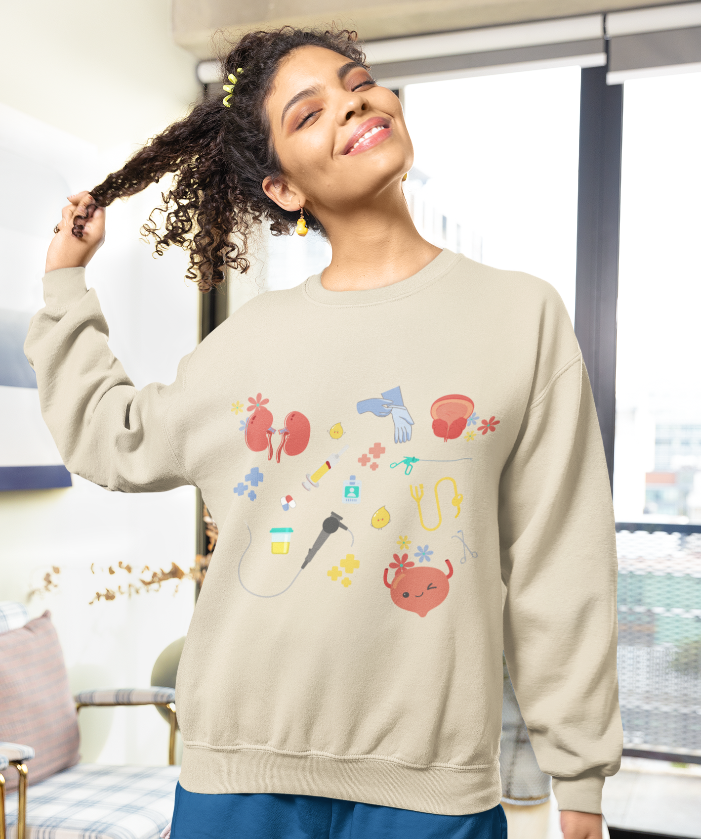 Urology sweater, Urologist Doctor graduation gift, Uro gift idea, Kidney surgeon gift idea, cute medical themed gifts, urology nurse