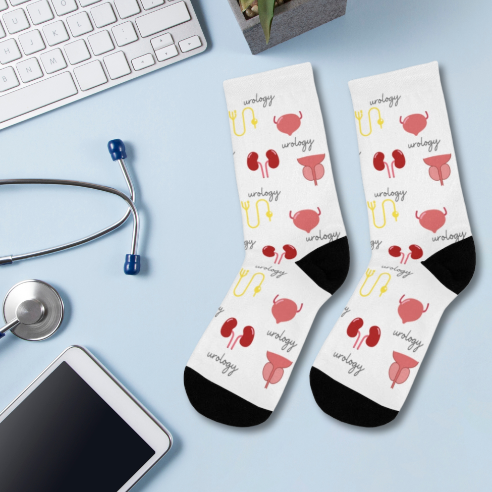 Urology socks, urologist, urology resident, urology nurse gift