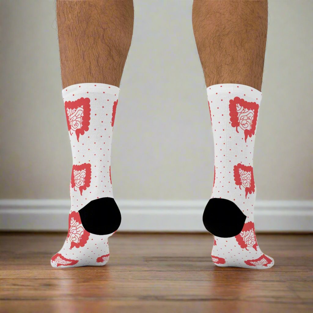 Colorectal socks, Colon, surgeon gift, general surgery, gastrointestinal doctor, doctor socks.