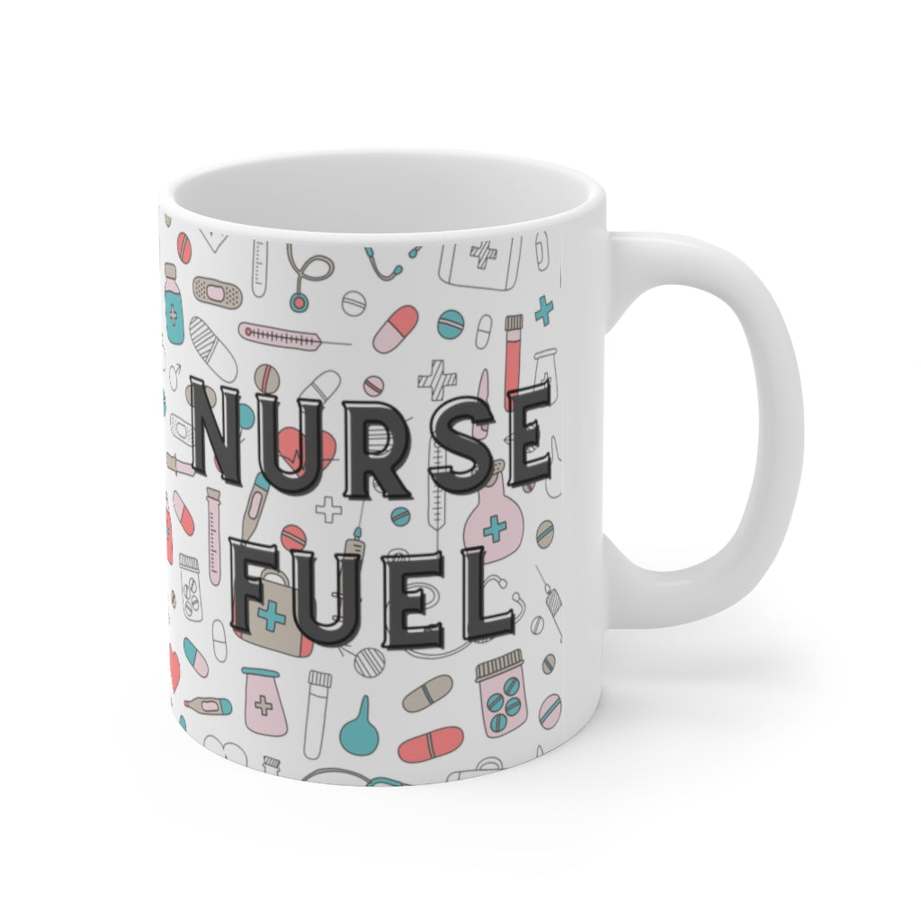 Nurse Fuel mug, NP gift, Graduation gift, new grad RN coworker gift. Registered Nurse gift, BSN, LPN.