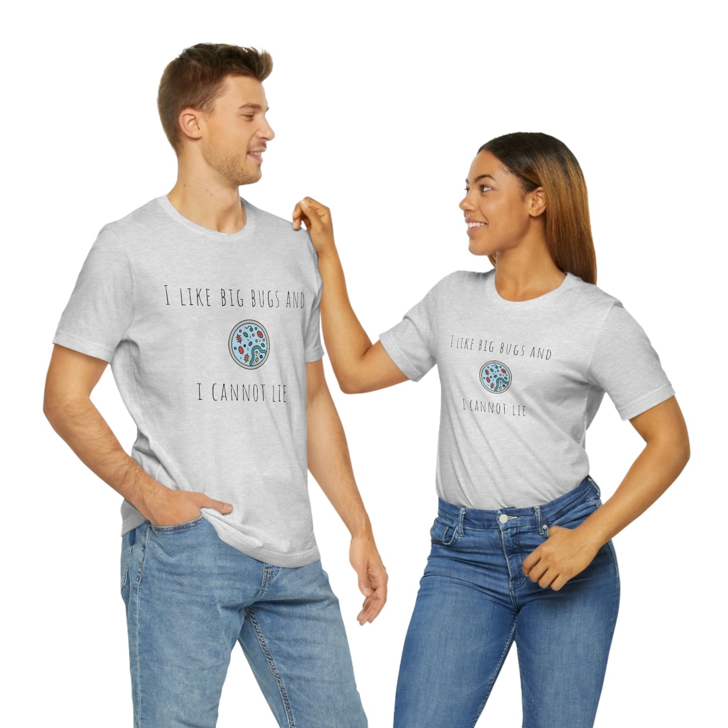 Microbiology tee shirt, I like big bugs, Bacteria, Virus, petri dish, immunologist, Lab tech, Researcher, Science, Nurse, resident, Lab tech
