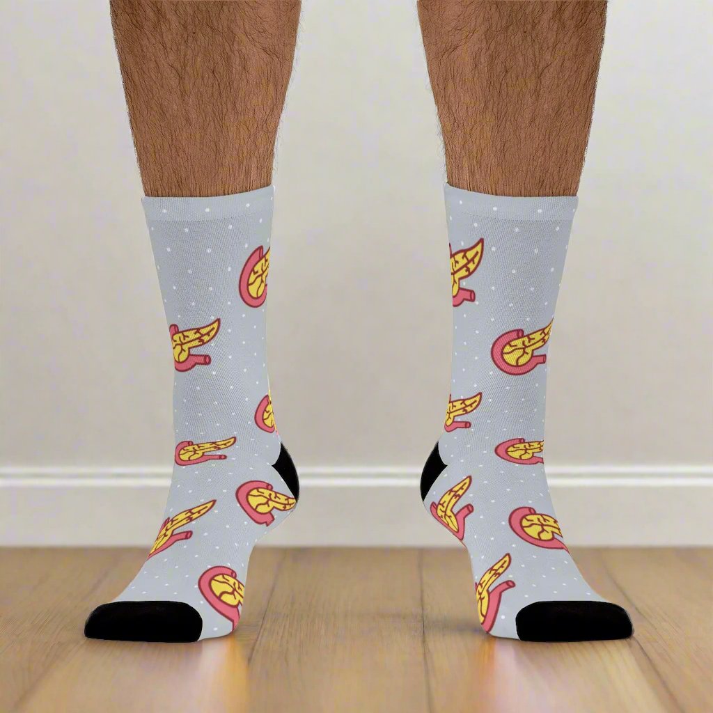 Pancreas socks, endocrinology socks, medical student, nurse, PA, Nurse Practitioner, anatomy socks, surgeon gift, endocrine