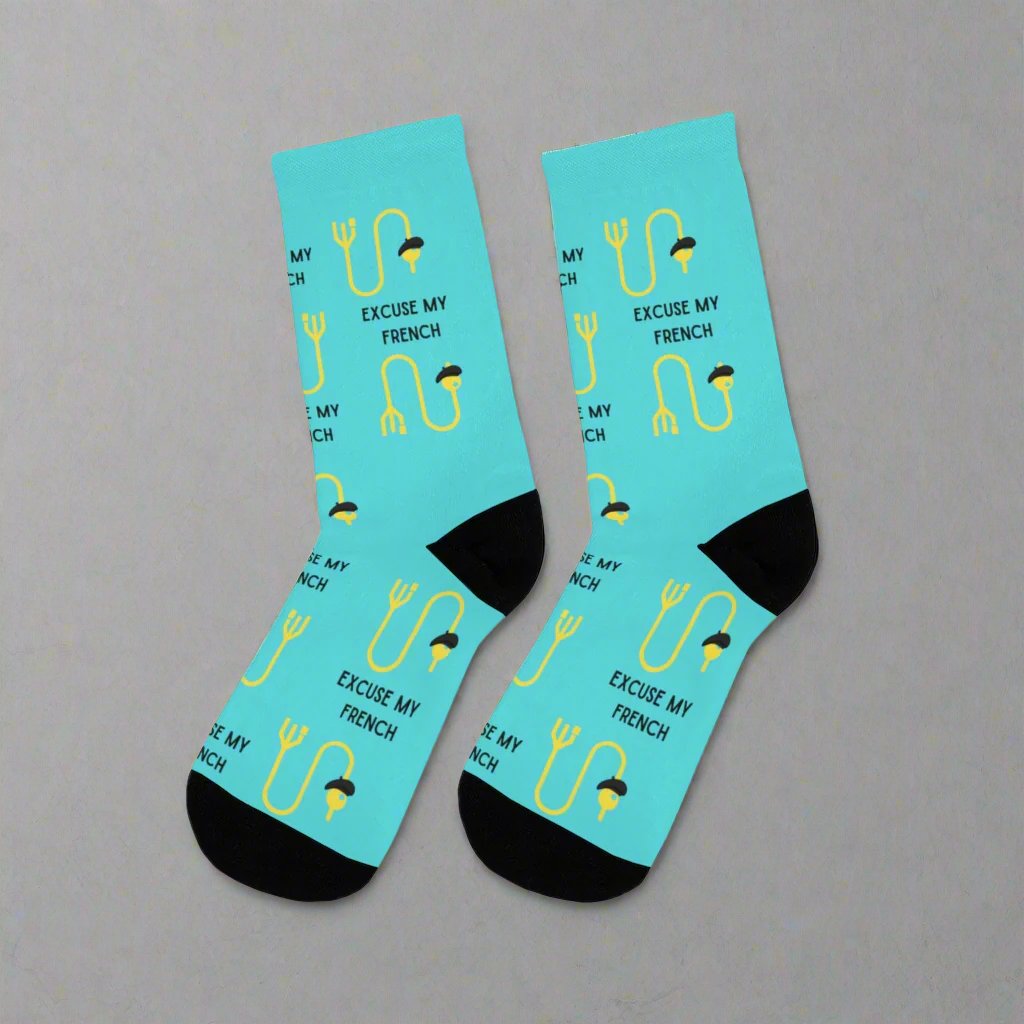 Excuse my French urology socks, urologist, urology resident, urology nurse gift.