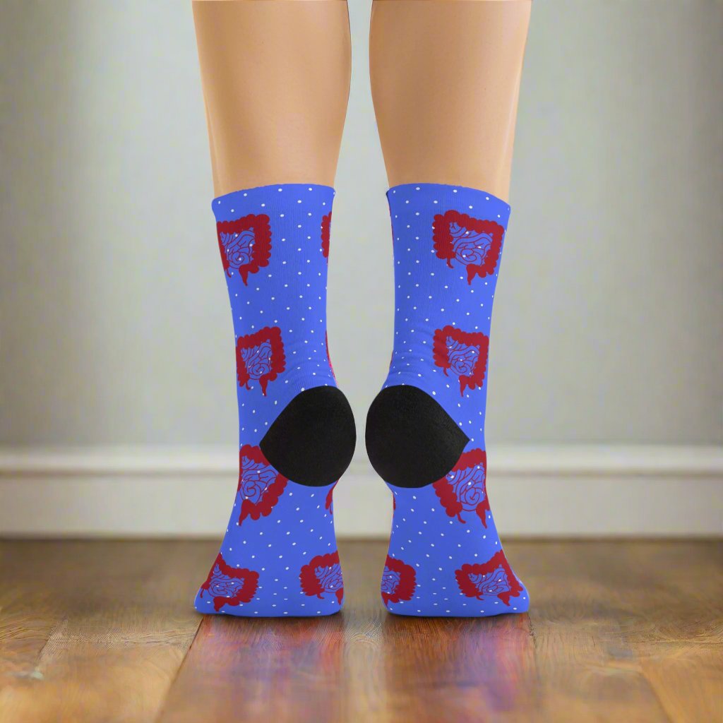 Colon pattern, Colorectal socks, Colon, surgeon gift, general surgery, gastrointestinal doctor, doctor socks.