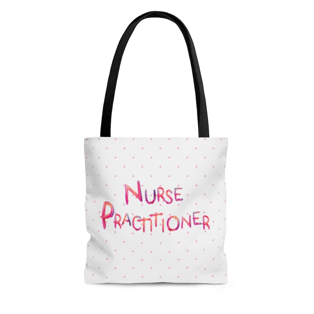 Nurse Practitioner Tote Bag- graduation gift, new grad NP, work bag, FNP, ACNP, NPlife, coworker gift, preceptor